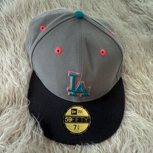 New Era LA Cap - Gray and Black